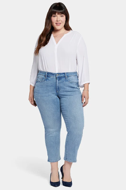 Fashion Forward Marilyn Straight Ankle Jeans In Plus Size - Lakefront