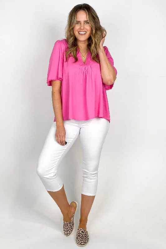 Huge Discounts This Week Betty Basics Masie Capri Jean White