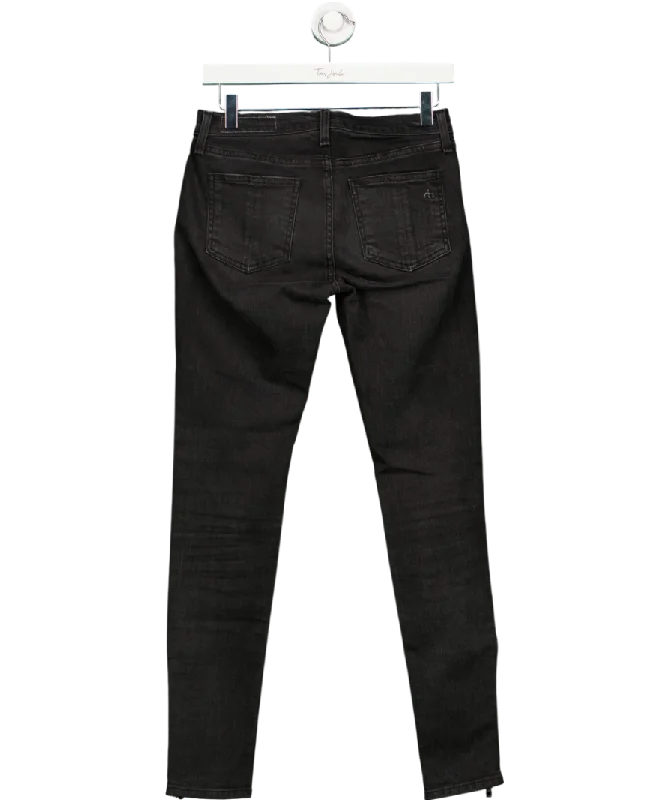 Find Your Unique Flair Rag & Bone Black Flexi Nina Skinny Jean W28