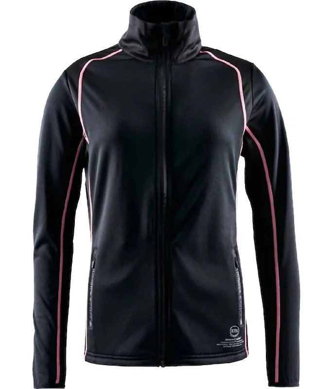 Women's Clothing Women Grand 37.5 Fleece Jacket In Black