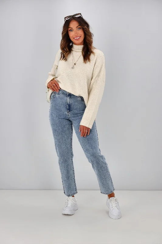 Online Clothing Boutiques Little White Lie Ally Straight Jean Denim