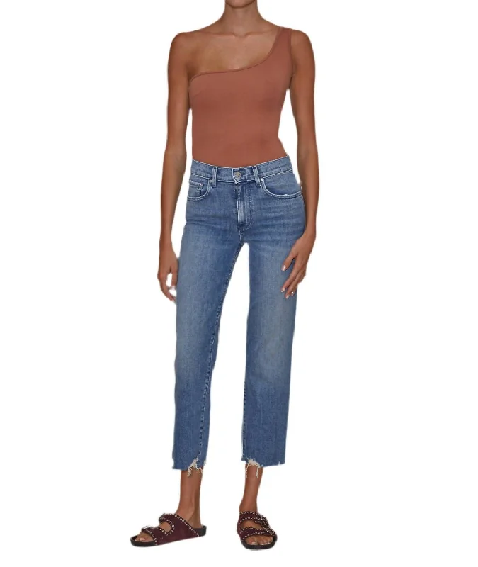 Huge Markdowns Sabine Straight Crop Jeans In Rolling Hills