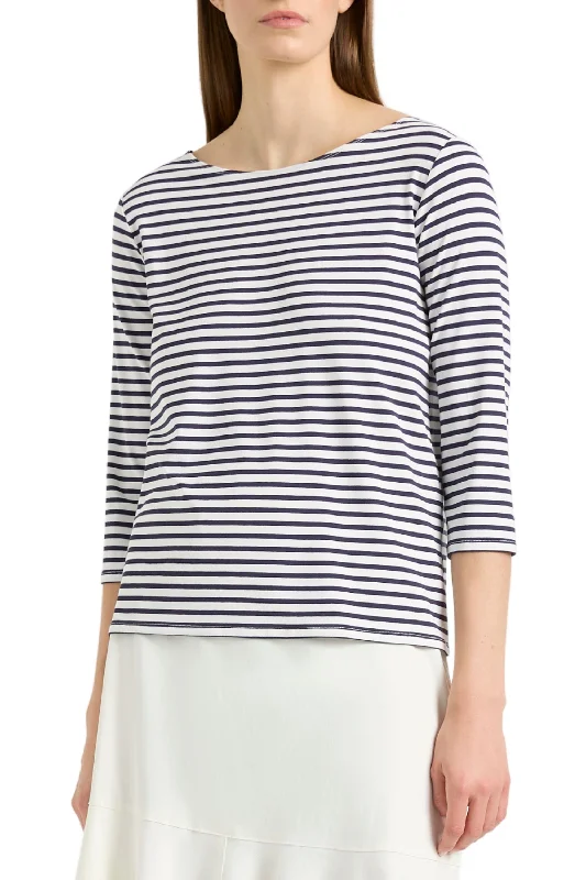 Stylish Women’s Clothes for Work and Play RELAXED BOAT NECK - F5312630