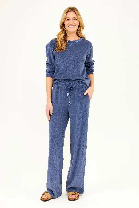 Top 10 Women's Online Clothing Stores Terry Resort Pant - Vintage Indigo