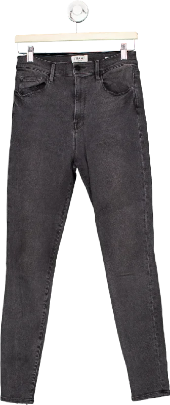 Trend Driven Wardrobe FRAME Black Ali High Rise Skinny Jeans W29