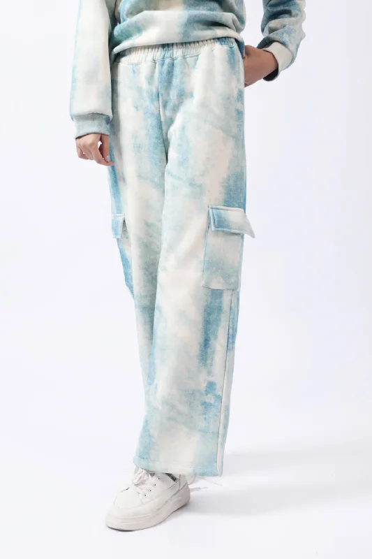 Chic Outfits TIE-DYE CARGO TROUSER