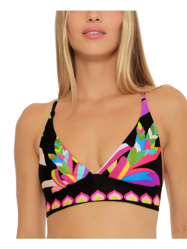 New Styles Just In Womens Reversible Lace-Up Bikini Swim top