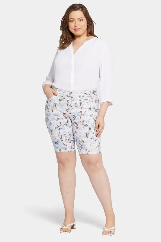 Clearance Sale, All Cheap Briella 11 Inch Denim Shorts In Plus Size - Becca Bouquet