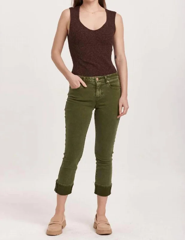 Special Offers, Don't Miss Blaire High Rise Jeans In Army Green