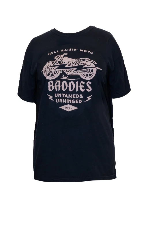 Comfortable Clothes Moto Baddies Tee - Black