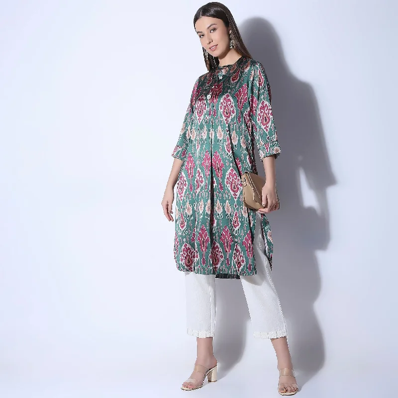 Style Beyond Borders Straight Fit Printed Kurta